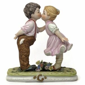 Ceramic Boy Girl Figurine